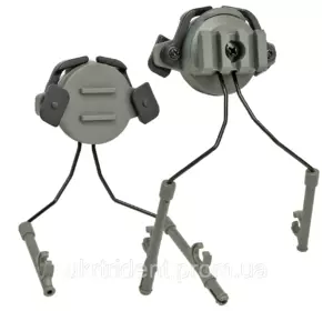 Кріплення адаптер на каску шолом HL-ACC-43-T для навушників Peltor/Earmor/Walkers  (Coyote/Olive)