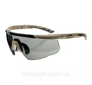 Балістичні тактичні окуляри Wiley X Saber Advanced Set 3in1 - Matte Tan (308T)